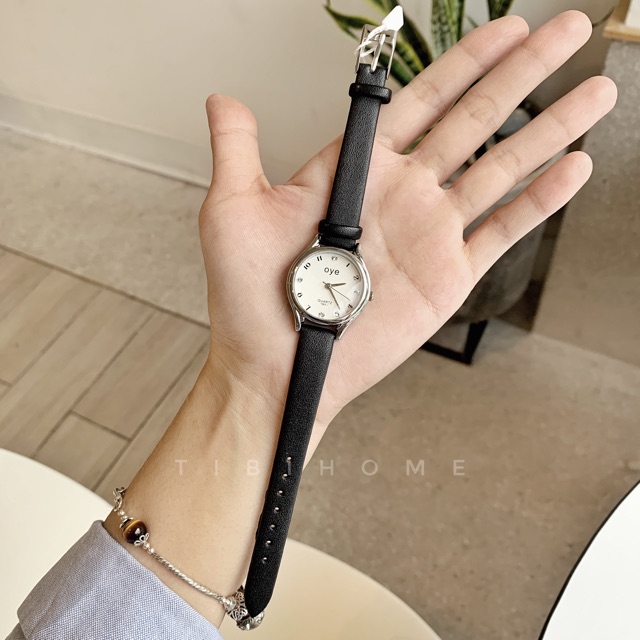 OYE chính hãng - Đồng hồ dây da nữ size nhỏ hợp với mọi cổ tay | BigBuy360 - bigbuy360.vn