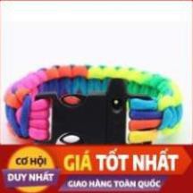 Vòng Tay Sinh Tồn - Dây Dù - Khoá Nhựa Cứng - Trang Trí Tay - Dã Ngoại - Du Lịch