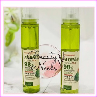 Xịt Khoáng Lô Hội Nha Đam Aloe Vera 98% Hàn Quốc