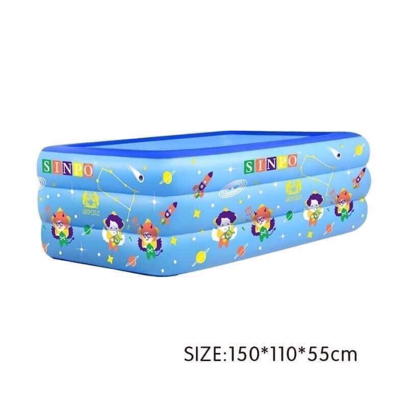 Bể Bơi Phao Hơi Cho Bé, Hồ Bơi Bơm Hơi Thành Cao Đủ Size Cho Trẻ Em