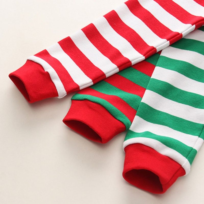 Bộ Đồ Ngủ Pijama Tay Dài In Họa Tiết Giáng Sinh Cho Bé