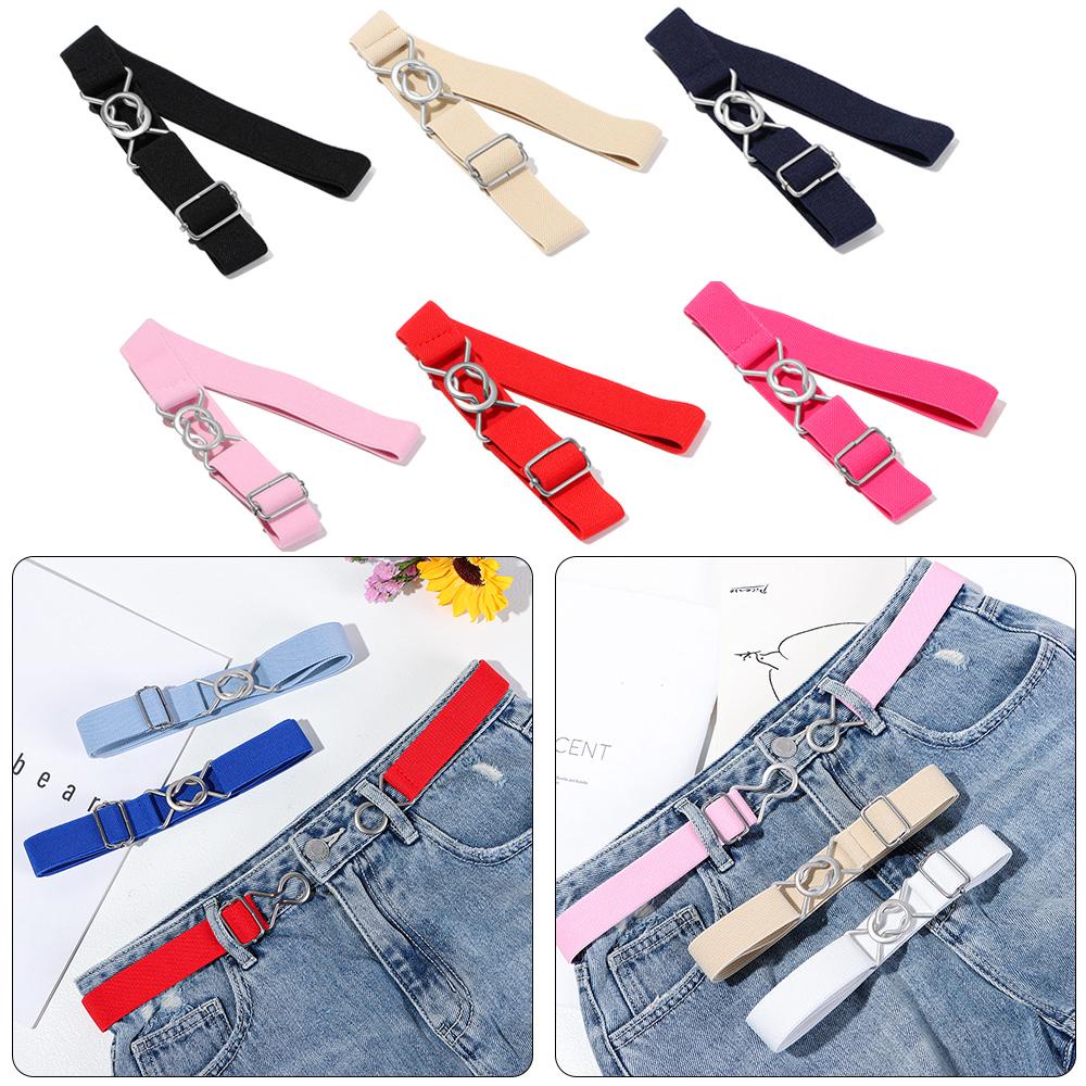 Dây Thắt Lưng Quần Jean Co Giãn Bản Rộng Nhiều Màu Sắc Tùy Chọn