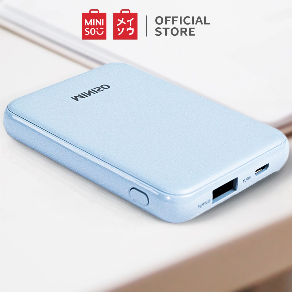 [Mã MINI11FFF giảm 5% đơn 150K] Miniso Sạc dự phòng 5000Amh MC-016