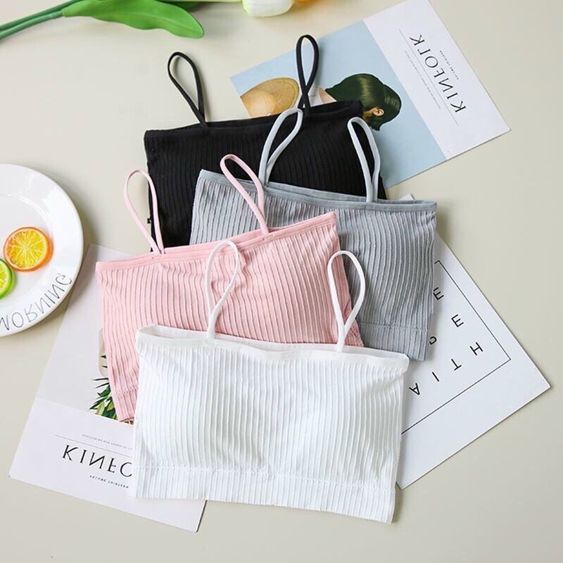 Áo bra thun gân có mút ngực - PC alohashop91