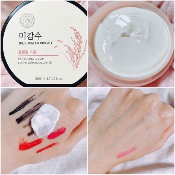Kem Tẩy Trang Dưỡng Sáng Da Từ Gạo The Face Shop Rice Water Bright Cleansing Cream