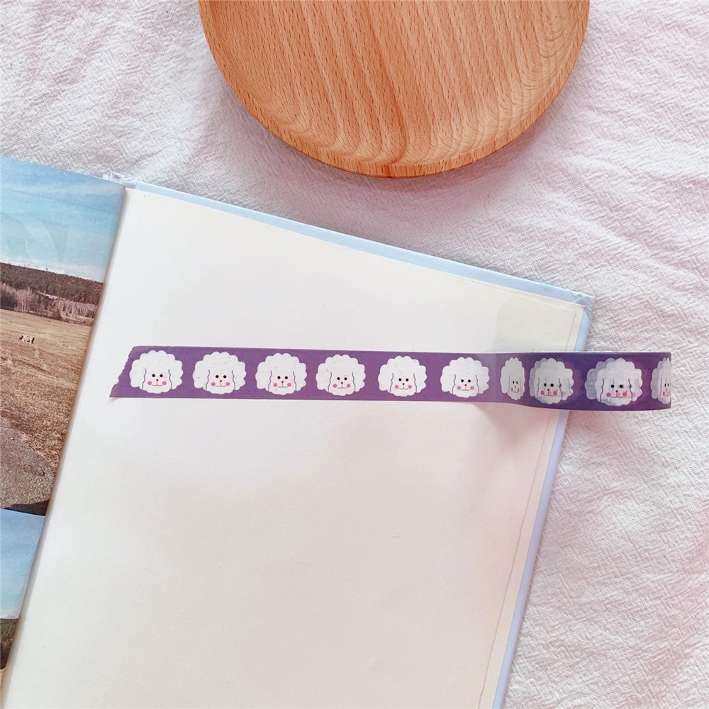 Cuộn Giấy Dán Trang Trí Phong Cách Hàn Quốc Kích Thước 1.5cm X 5m