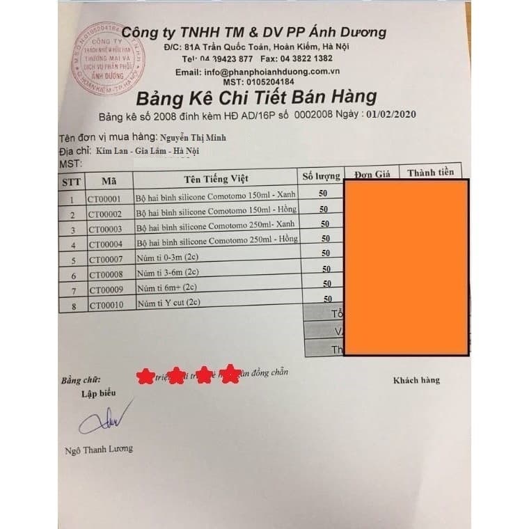 Tay cầm bình sữa comotomo