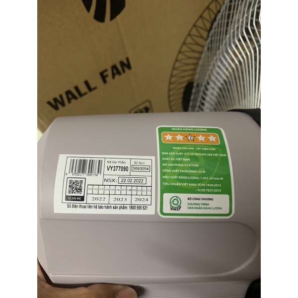 QUẠT TREO TƯỜNG ASIA L16019  CÓ REMOTE. HÀNG CHÍNH HÃNG CÔNG TY. BẢO HÀNH ĐẦY ĐỦ