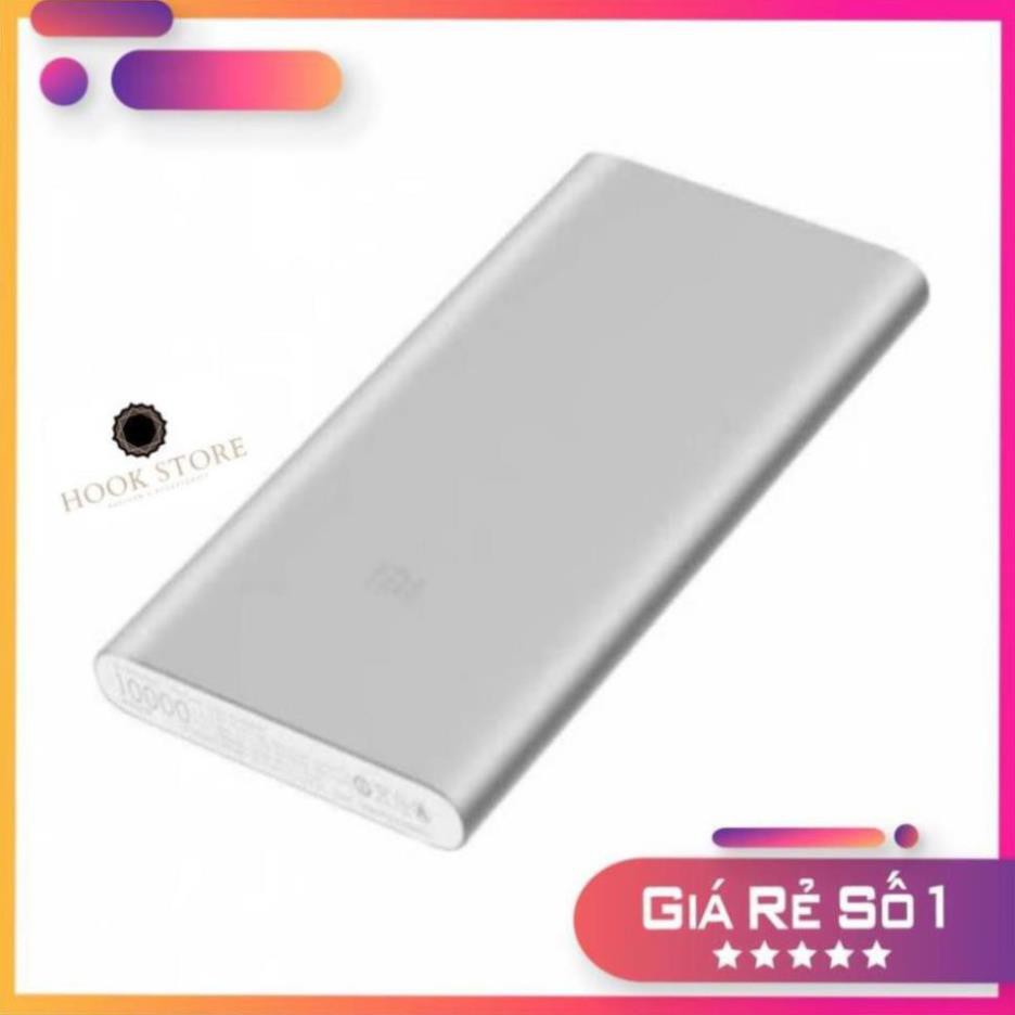 Pin Sạc Dự Phòng Xiaomi [GIÁ TỐT] Gen 2 2 Cổng USB Dung Lượng 10.000mAh Nhỏ Gọn, Tiện Lợi