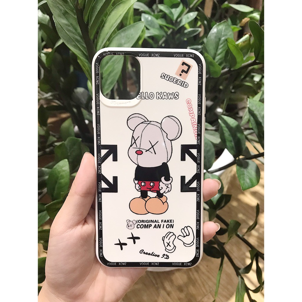 🌟Ốp lưng iphone 🌟 Chuôt mickey kawl  sillicon dẻo full viền  ip 6-6s/6-6s-plus/7-8-plus/X-XS/XSMAX/11/11-pro-max