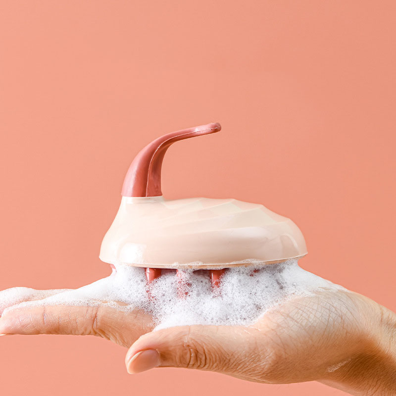 [Hàng mới về] Lược gội massage da đầu mềm mại thiết kế hình dạng độc đáo sáng tạo