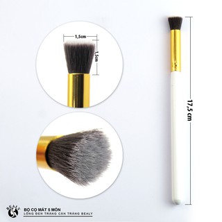 Bộ Cọ Mắt Cán Trắng Lông Đen 5C