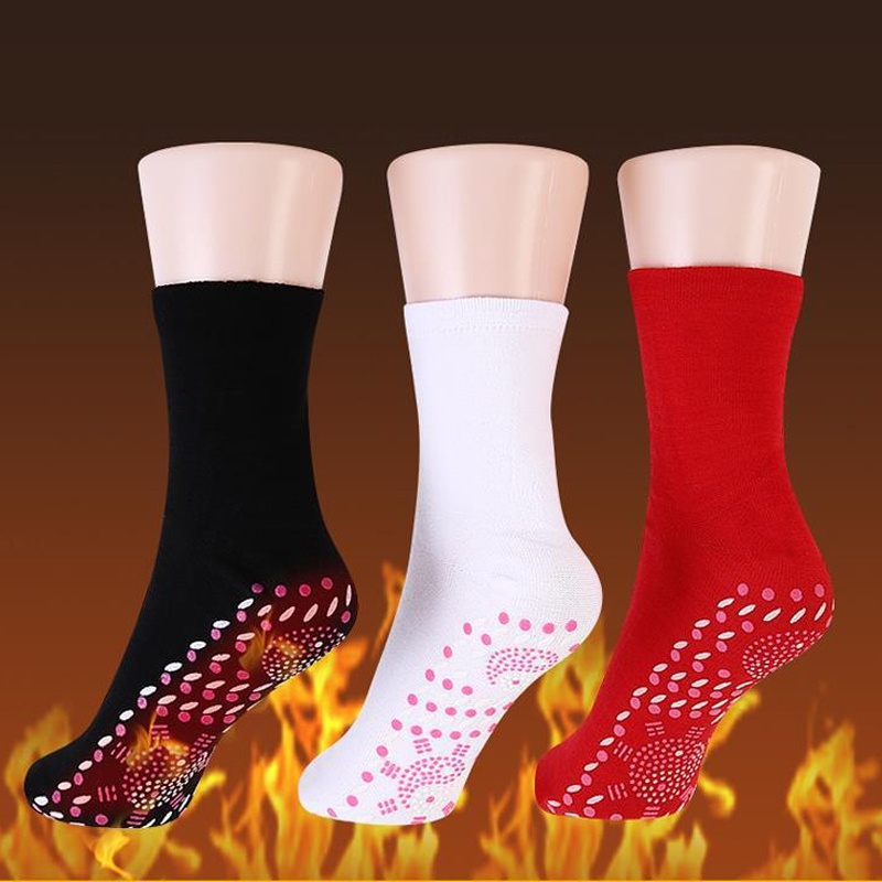 Set 1-5 Đôi Vớ Từ Tính Tự Sưởi Ấm Mát Xa Chăm Sóc Sức Khỏe Thời Trang Cho Cặp Đôi