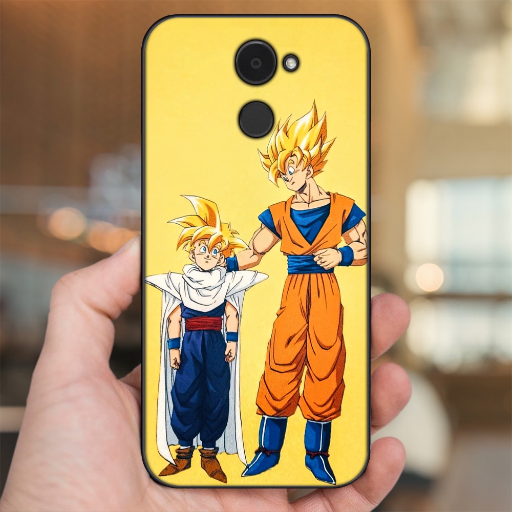 Ốp lưng Huawei Y7 Prime viền đen in hình Gohan Dragon Ball