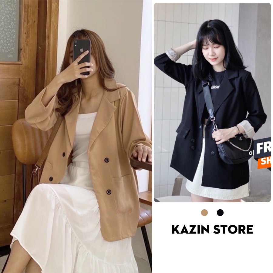 Áo Vest Blazer Nữ Phong Cách Hàn Quốc BZ02