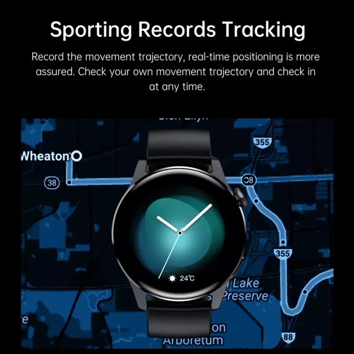 Đồng hồ thông minh lige dành cho nam thời trang mới toàn màn hình cảm ứng thể thao nam đồng hồ thông minh chống nước + hộp