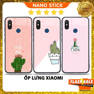 Ốp điện thoại Mi 8/ Mi 6X/ Mi A2/ Mi A3/ Mi note 9s/ Mi 9, Ốp lưng xiaomi kính cường lực