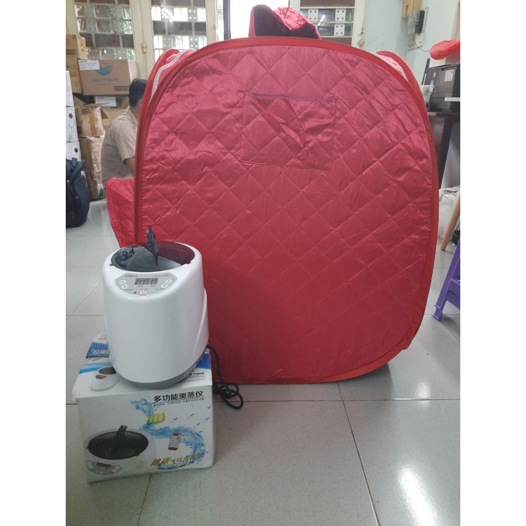 Bộ lều xông cao cấp vuông + nồi xông HERO 2.6 lít , tặng ổ 3 châu, bảo hành 6 tháng.