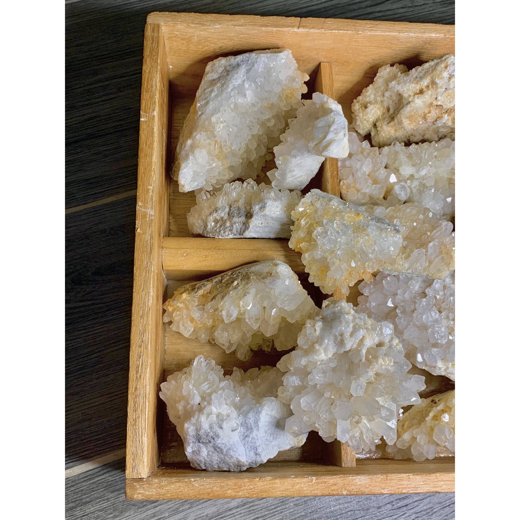 Cụm Đá Thanh Tẩy Clear Quartz chất đẹp nhà Jarlex