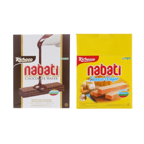 Bánh xốp Nabati vị Phô mai / Socola hộp 320g