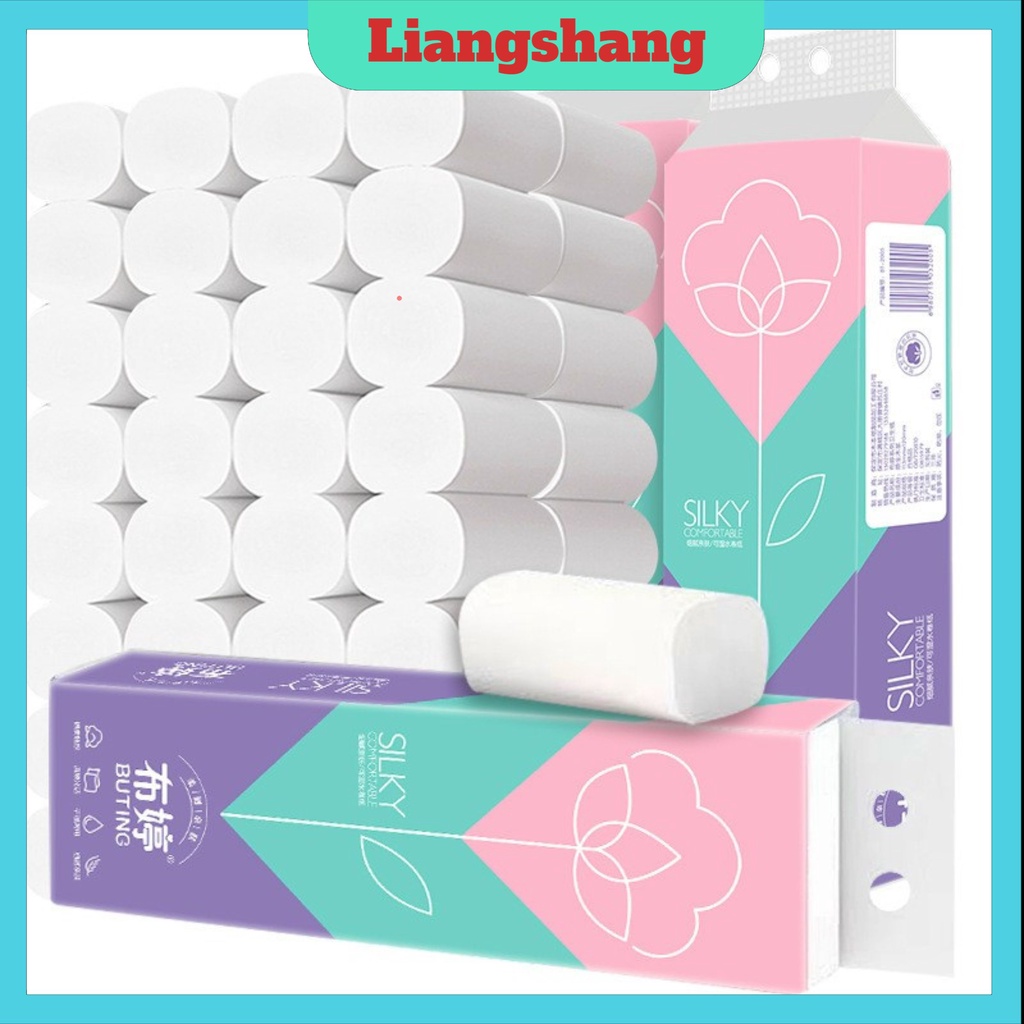 Túi 14 cuộn giấy - Giấy vệ sinh cao cấp  siêu mềm, siêu dai, 100% bột giấy nguyên sinh