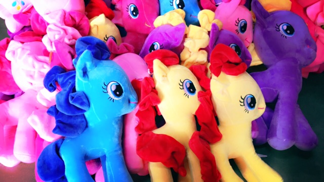 Ngựa Pony thú bông 40cm