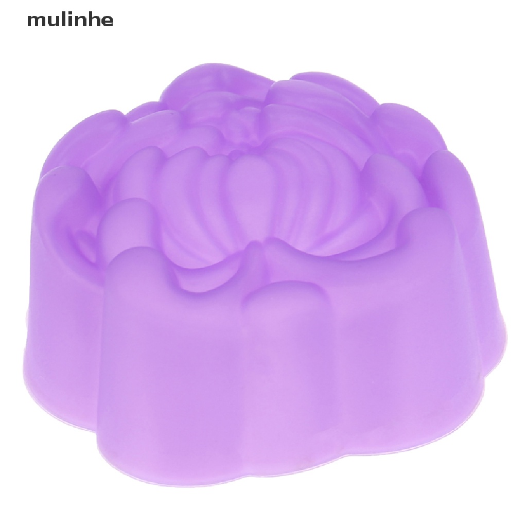 Set 12 Khuôn Silicon Làm Bánh Pudding Hình Hoa Cúc 5cm