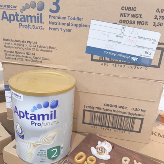 Sữa Aptamil Úc số 1-2-3