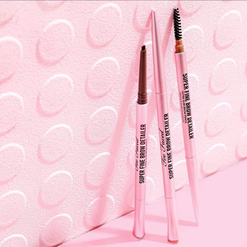 Too Faced - Chì Kẻ Mày Hai Đầu Too Faced Super Fine Brow Detailer Ultra Slim Brow Pencil Longwear Waterproof 0.08g