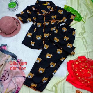 Đồ bộ mặc nhà pijama lụa satin cao cấp