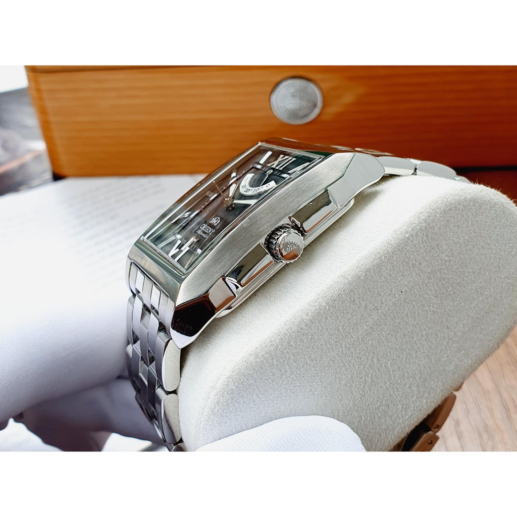 Đồng hồ nam mặt vuông Orient Automatic CFDAF002B - Cực độc đáo và lạ mắt