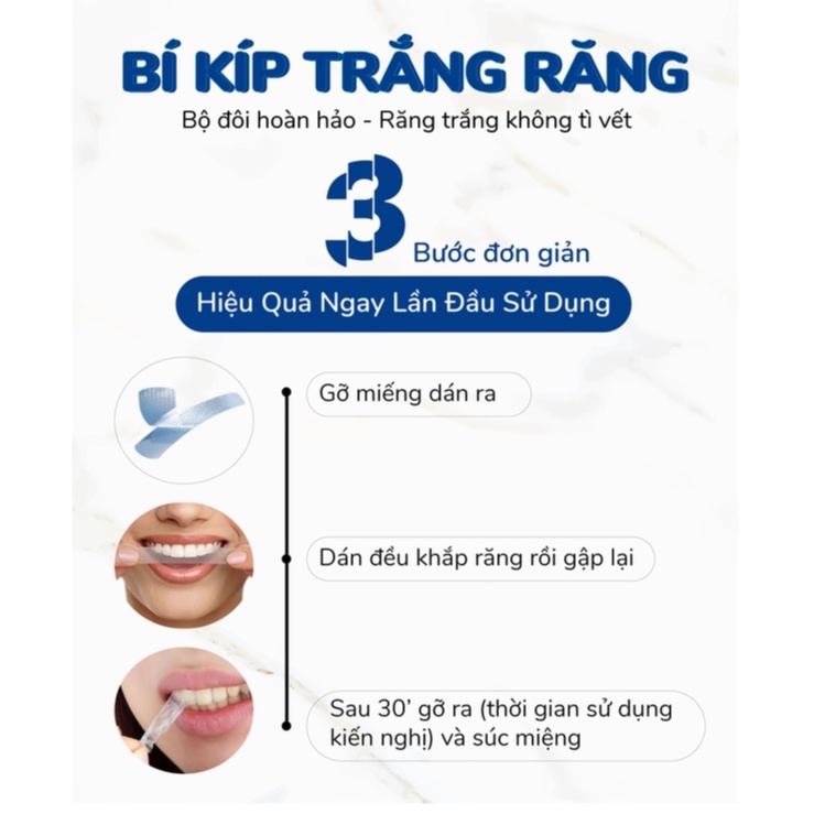 [Trắng sáng cấp tốc] Combo miếng dán trắng răng Anriea bạc hà trắng răng kháng khuẩn hiệu quả - Chính hãng A06.A05.A13