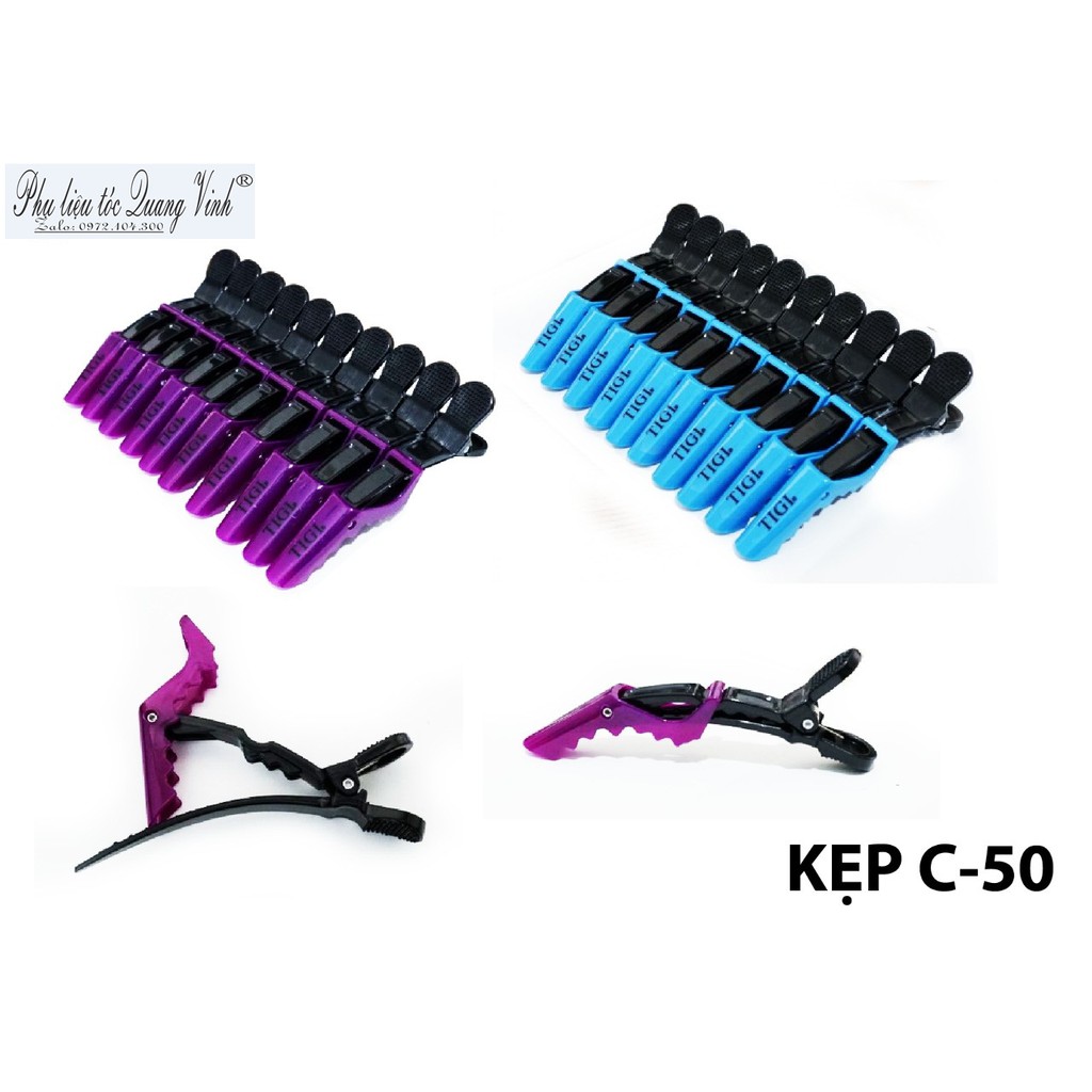sét cây kẹp tóc cá sấu (6 cây)