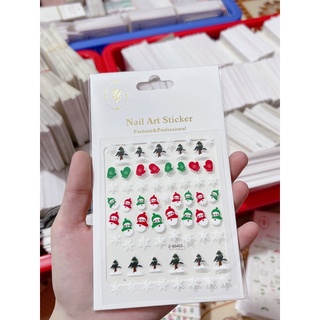 Sticker Noel dán móng Noen