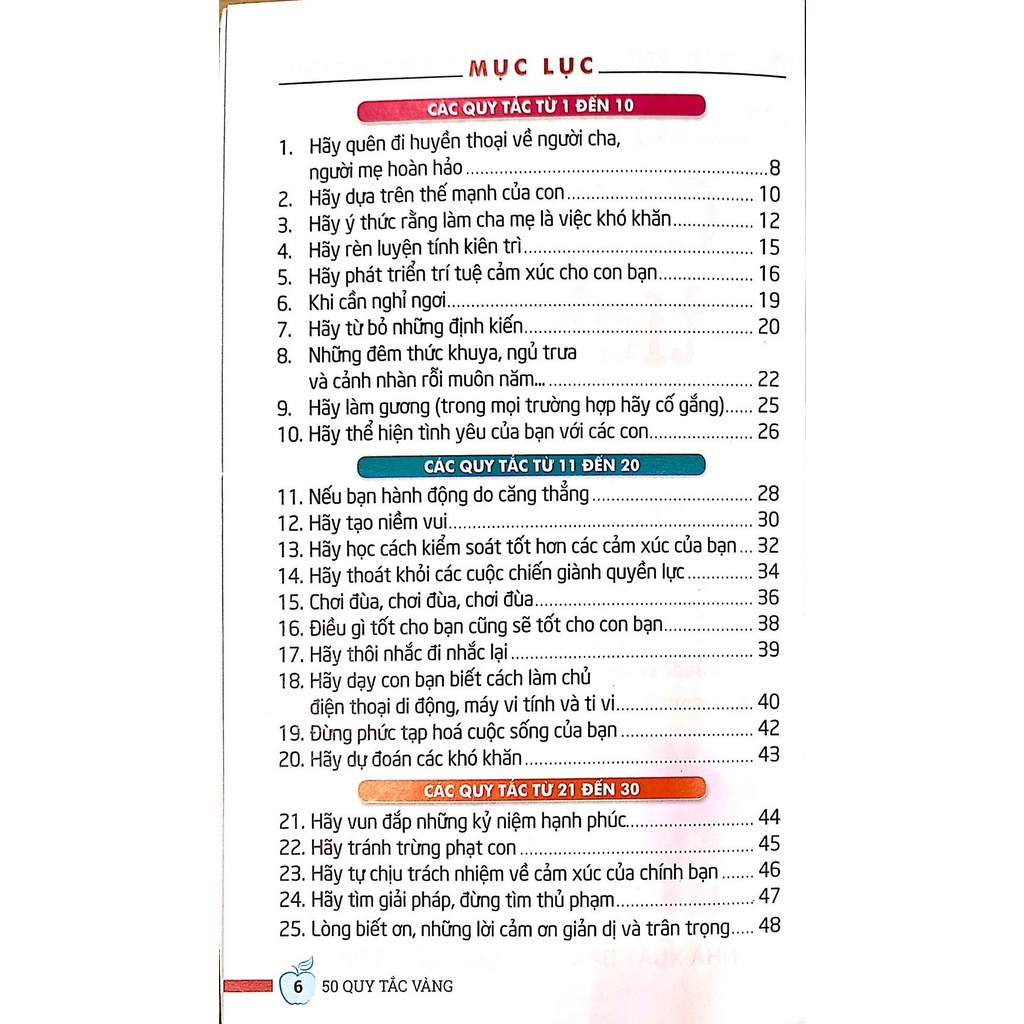 Sách - 50 Quy Tắc Vàng- Giáo Dục Tích Cực