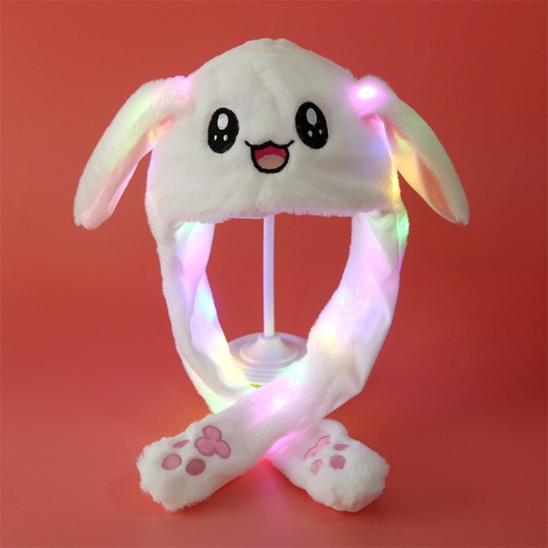 Mũ Tai Gấu Trúc Hoạt Hình Có Đèn Led Dễ Thương