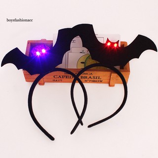 Cài tóc hình dơi phát sáng cho tiệc Halloween