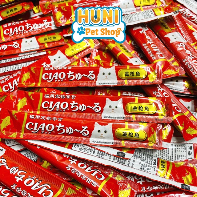 Súp thưởng Ciao cho mèo - Que thưởng 14g dạng sốt