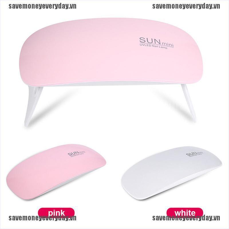 [Save] LED UV Nail Dryer Curing Lamp SUN mini 6W Light Portable Gel Based Polish dry [VN]