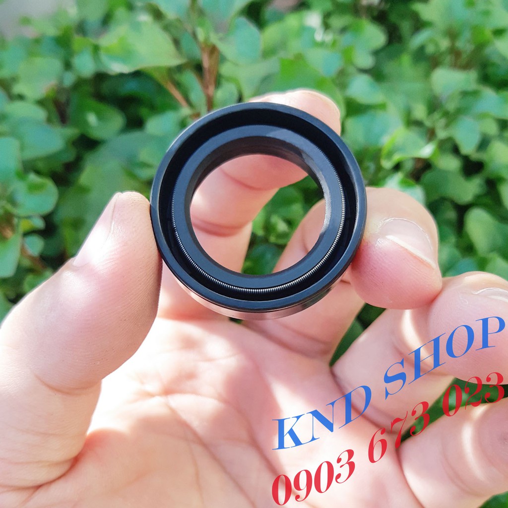 Phốt phuộc trước, phụ tùng xe máy loại vòng đệm cao su TC4 26*37*10.5 một lò xo, chắn dầu nhớt cho Honda Dream, Wave,..