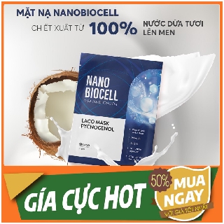Mặt nạ nano biocel xanh xóa tan khô ráp sạm da