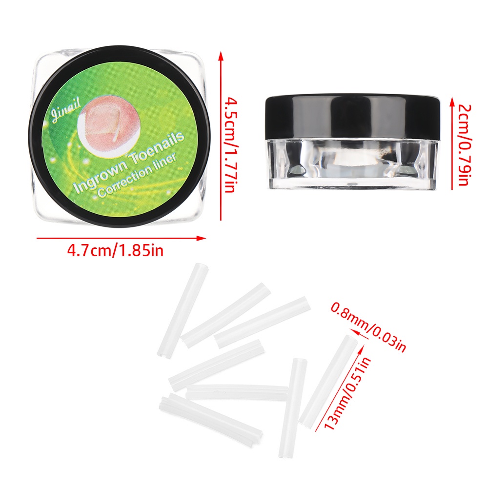 [Hàng mới về] Hộp 10 Kẹp Chỉnh Sửa Làm Thẳng Móng Tay / Móng Chân Chống Dị Ứng