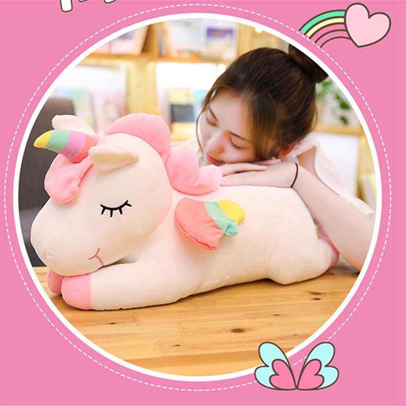 Thú Nhồi Bông Hình Kỳ Lân Xinh Xắn Mềm Mại