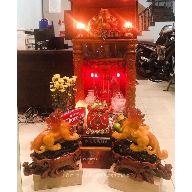 Túi vàng kim bảo phong thủy Lộc phát chiêu tài lộc quà tặng tân gia khai trương- FREESHIP