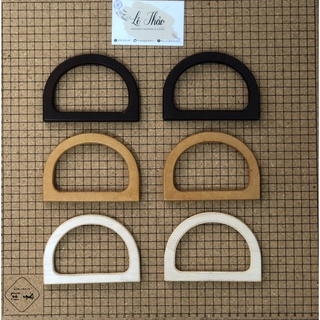 Bộ quai gỗ làm túi xách handmade, macrame