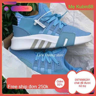 Freeship - Giày EQT xanh dương cao cấp