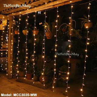 Đèn Mành Rèm 3 m x 2 m – Không chớp nháy – Thế Giới Đèn Nháy