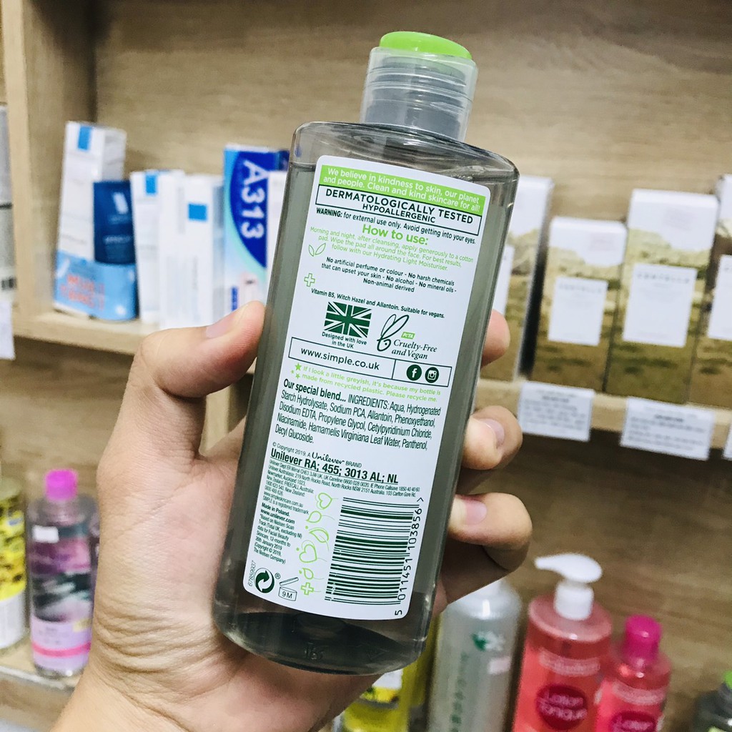 Nước Hoa Hồng làm dịu da mặt Simple Facial Toner 200ml | BigBuy360 - bigbuy360.vn