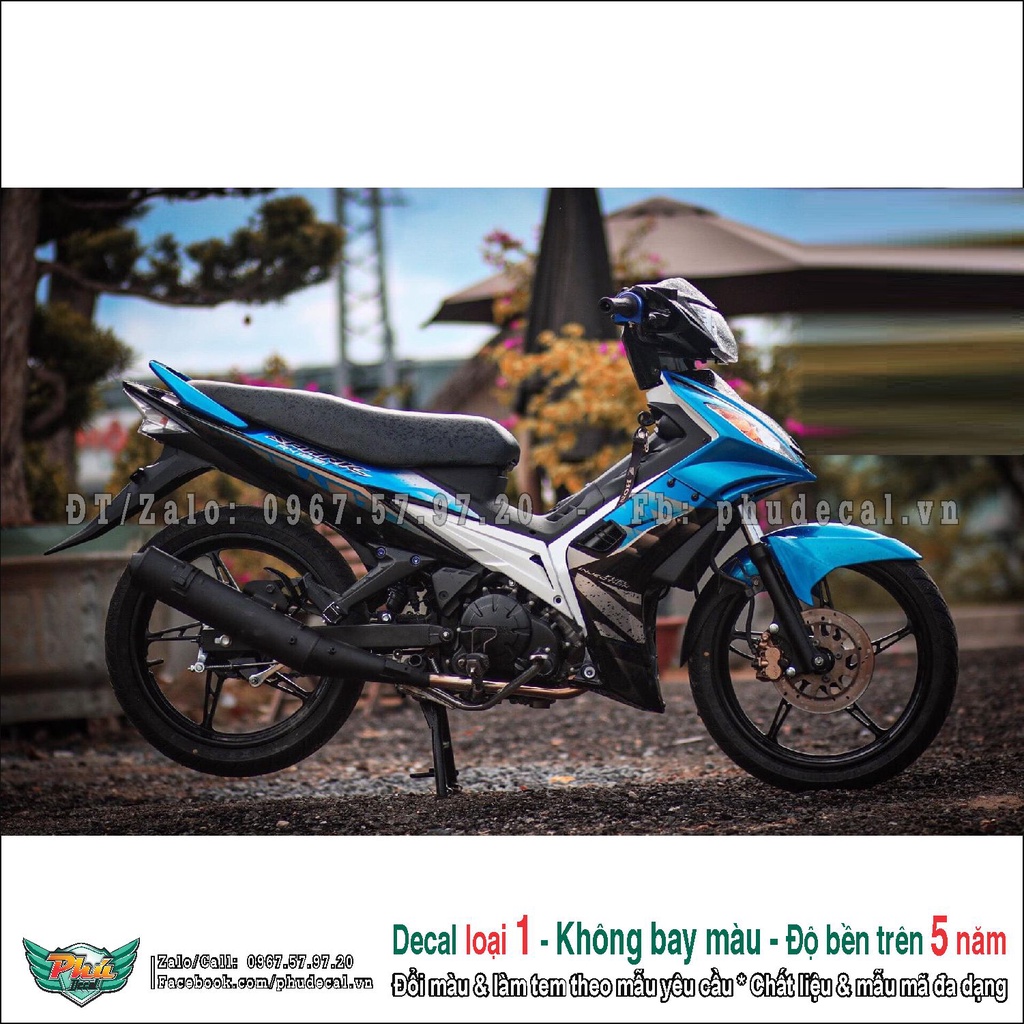 Tem rời Exciter 2010 xanh đen (2)