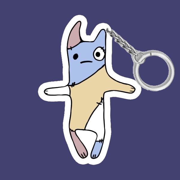 Móc khóa cắt mika bé Thúi Nong Nao của Nanon & Ohm phim Bad Buddy